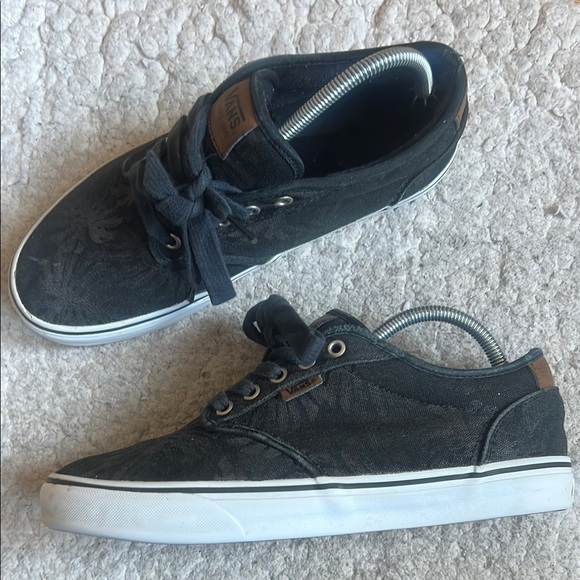 Vans Men's Black Canvas Sneakers - Picture 1 of 9